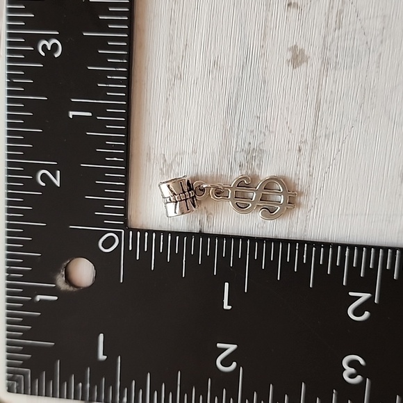 DOLLAR sign Charm Will FIT Pandora and other European Systems or Pendant - Picture 2 of 4